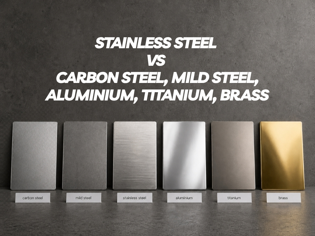 carbon steel vs stainless steel titanium vs stainless steel aluminium vs stainless steel mild steel vs stainless steel brass vs stainless steel