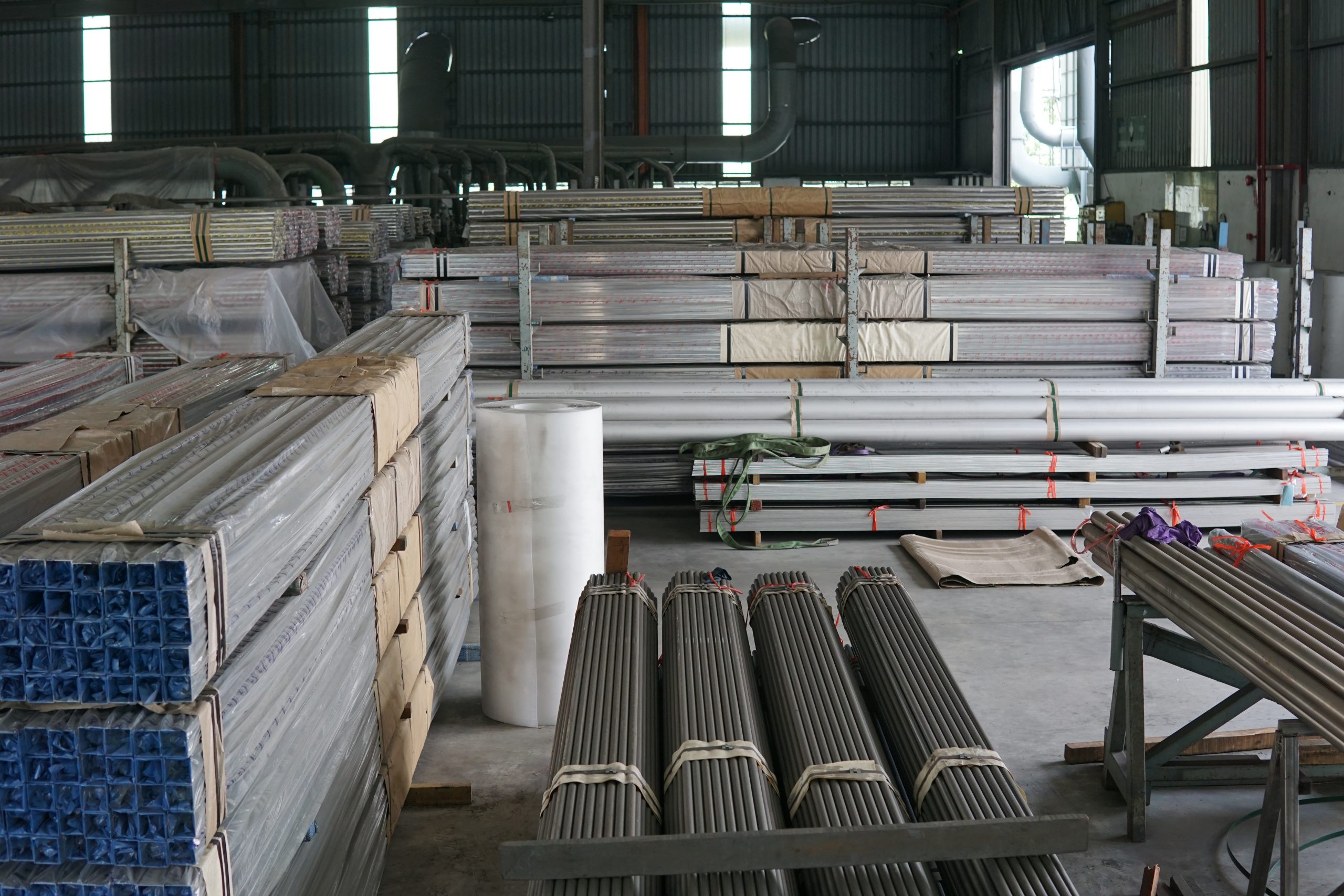 Stainless Steel Products for Chemical & Petrochemical Plants at the Kentzu Steel warehouse